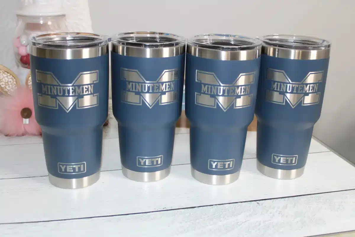 Custom Engraved 30oz YETI Tumbler simplify company branding