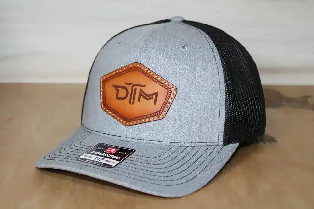 Custom Leather Patch Hat with company logo