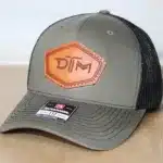 Custom Leather Patch Hats with company logo