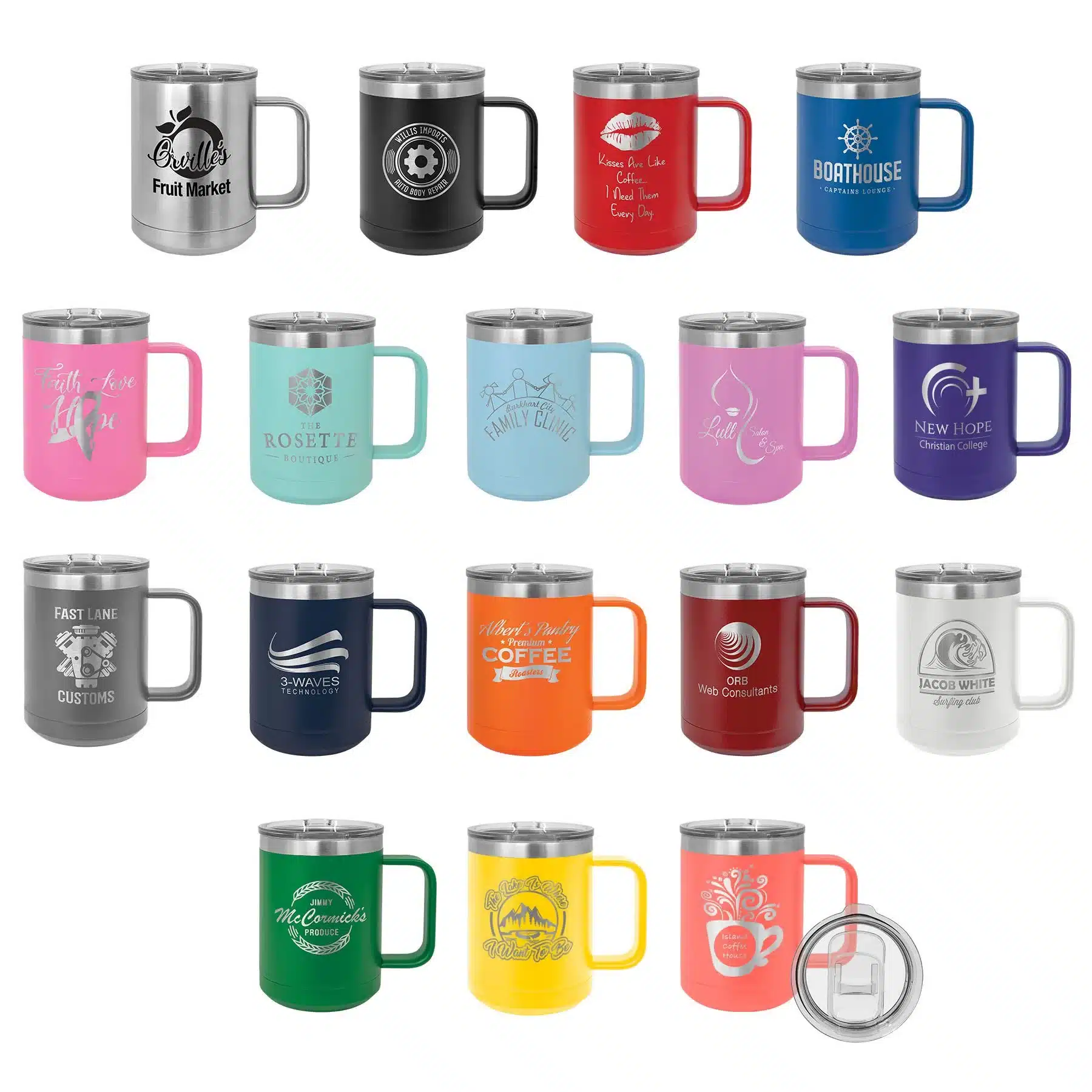 Buy Personalized Engraved YETI® Coffee 14 Ounce or Polar Camel 15 Ounce Coffee  Cup Mug Split Monogram Initials Name SM1 Online in India 