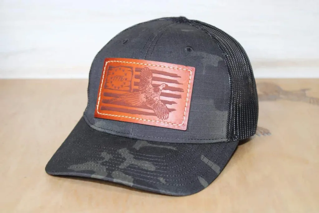 Richardson Camo Custom Leather Patch Hat