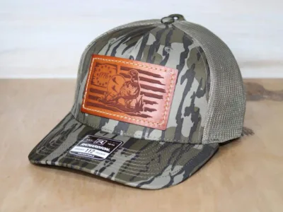 Hunting Leather Patch Hats