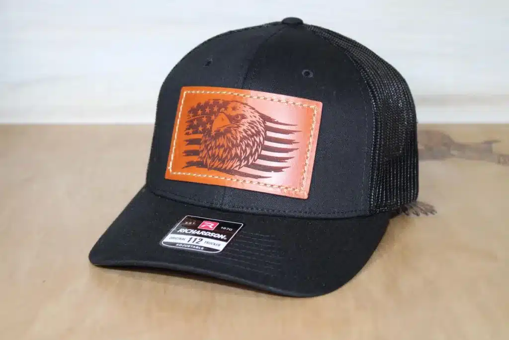 112 Custom Leather Patch Hat